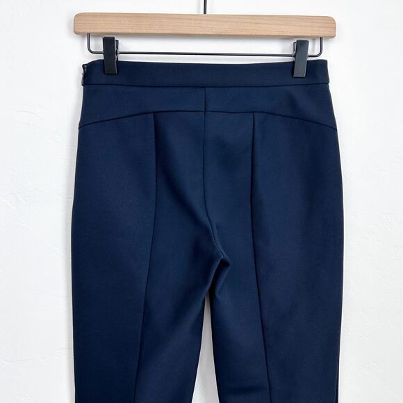 Diane Von Furstenberg Seamed Navy Skinny Pants - Picture 5 of 8
